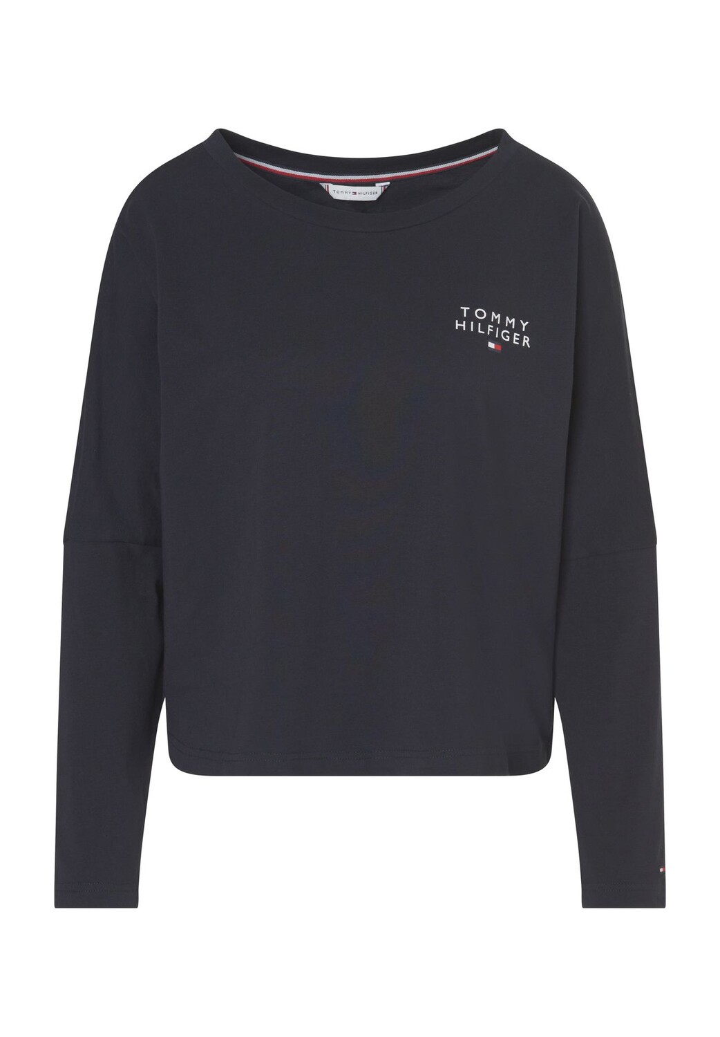 

TH Original женская рубашка для сна с длинными рукавами и круглым вырезом TOMMY HILFIGER, синий