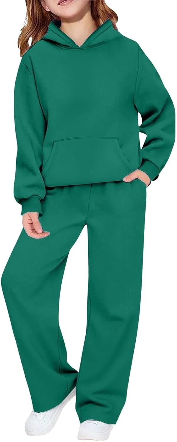 Спортивный костюм из флиса для мальчиков, Blackish Green