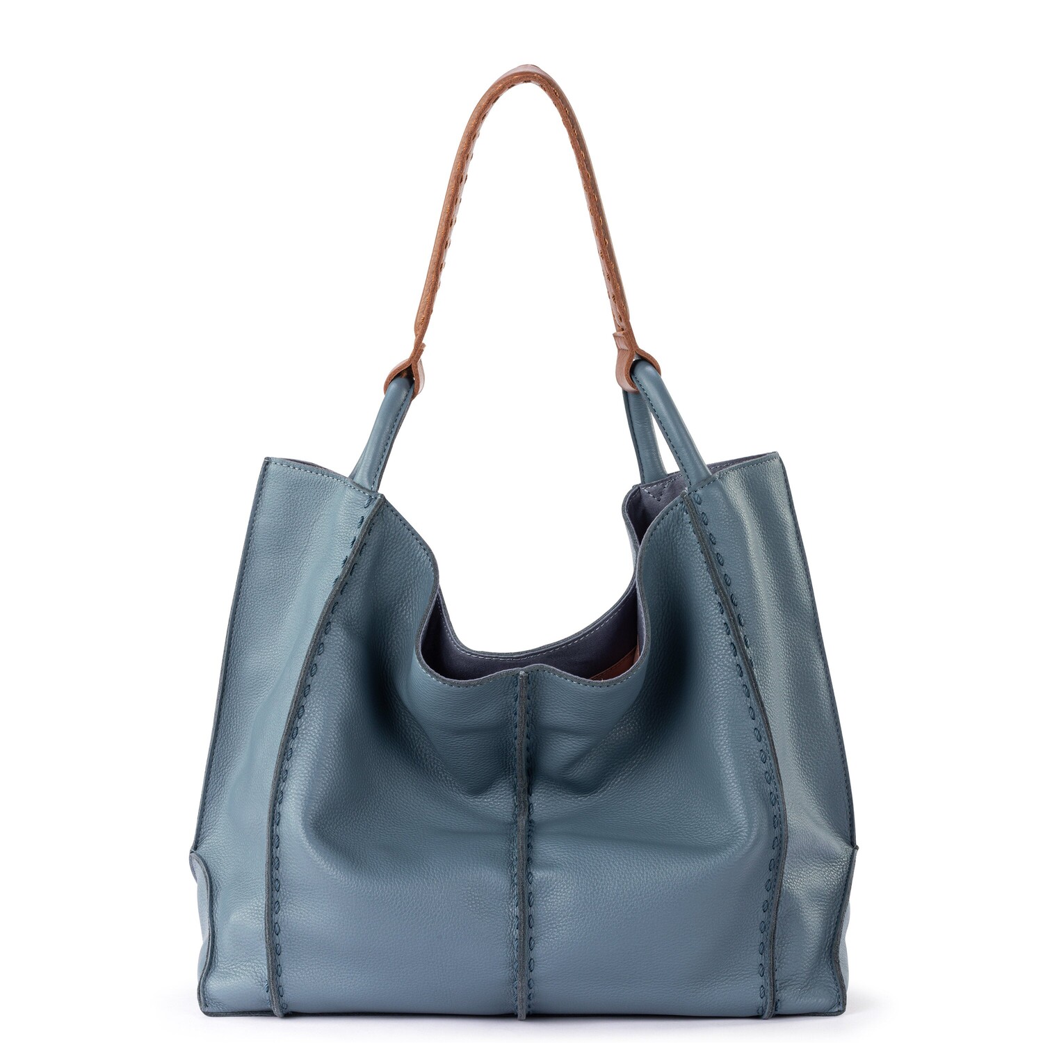 

Большая сумка-тоут Los Feliz The Sak, цвет Leather - Maritime Pebble