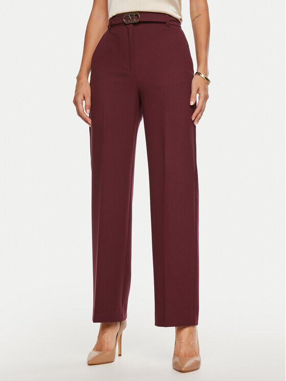 

Брюки из ткани regular fit Marciano Guess, бургундия