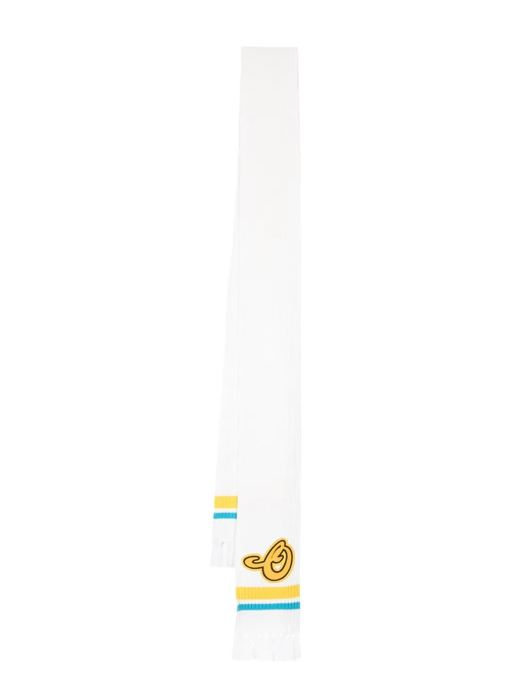 

Шерстяной шарф Varsity Hammer OFF-WHITE, белый