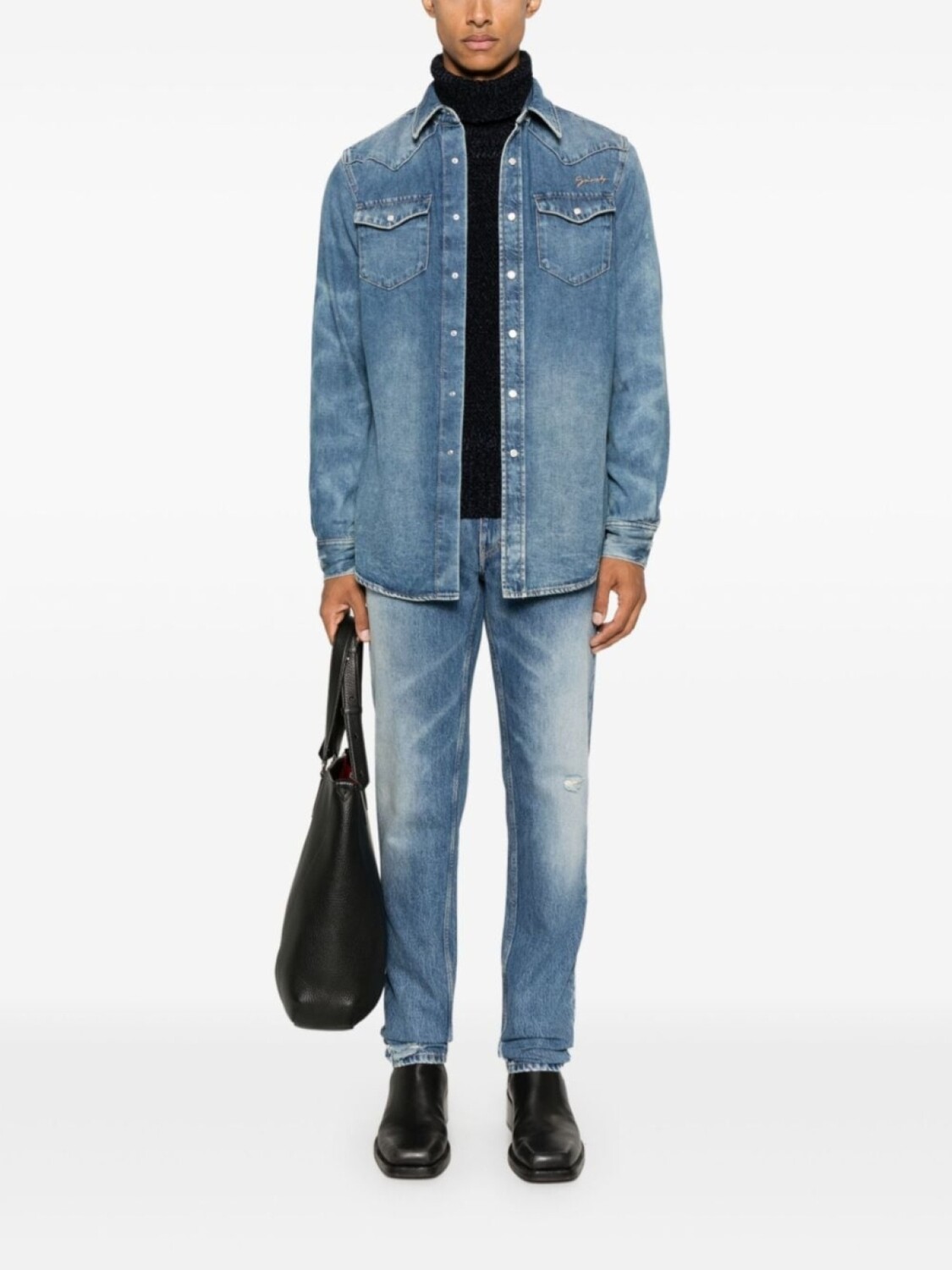 

Givenchy зауженные джинсы, синий