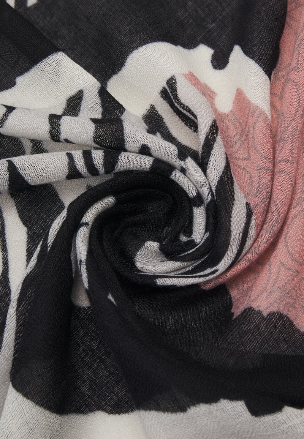 

Шарф ECS STOLA BABY ZEBRA LIU JO, черный