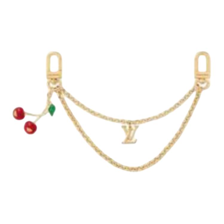 

LOUIS VUITTON Сумка-мессенджер Takashi Murakami Cherry с цепочкой, Gold