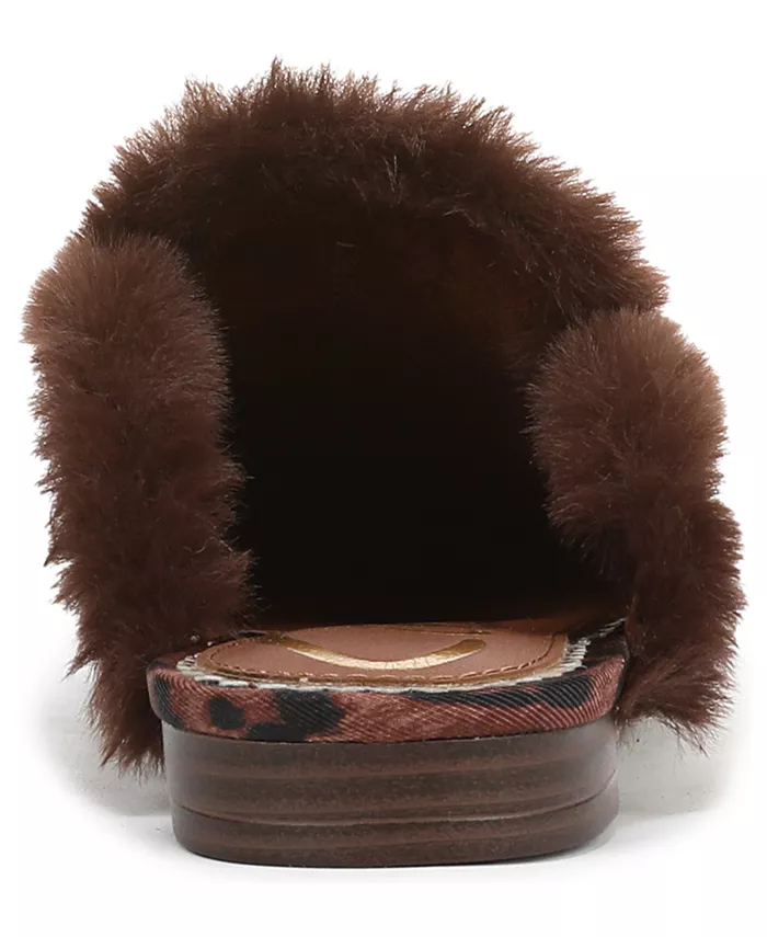 Женские декорированные уютные сабо Tillie из искусственной овчины Circus NY by Sam Edelman, коричневый — фото 3