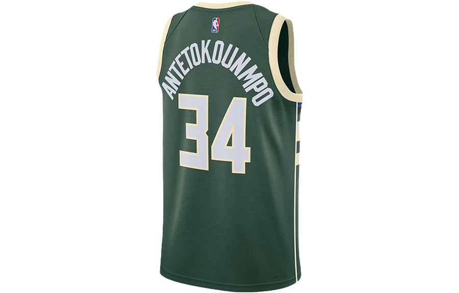 Джерси Nike Dri-FIT NBA Milwaukee Bucks Icon Edition 22/23 Swingman Basketball Jersey 'Giannis Antetokounmpo', зеленый — фото 2