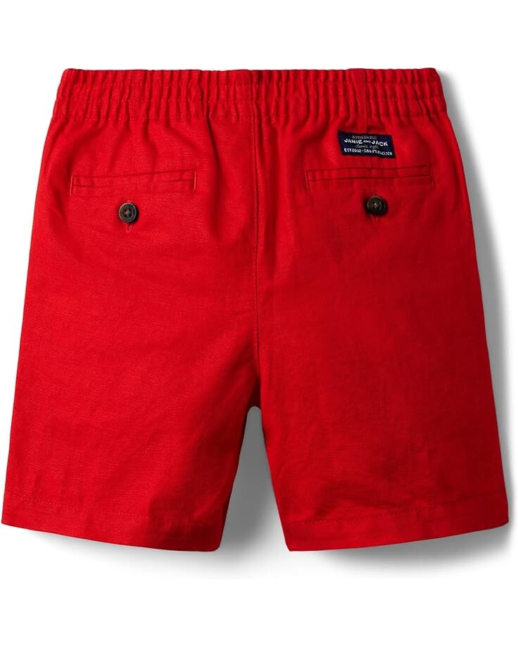 

Шорты Janie and Jack Linen Shorts, красный