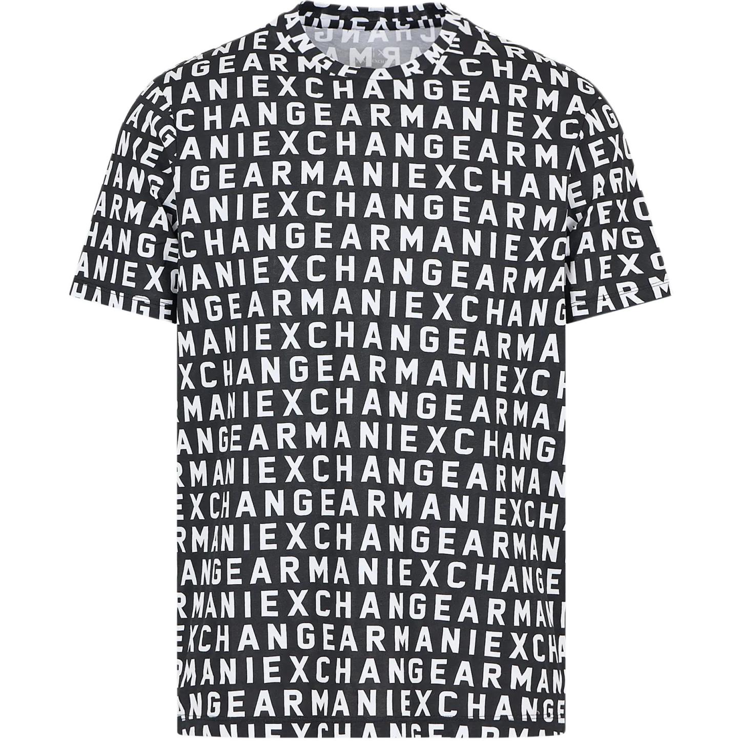 

Футболка мужская с принтом AE Letter Logo All over и короткими рукавами ARMANI EXCHANGE, мультиколор