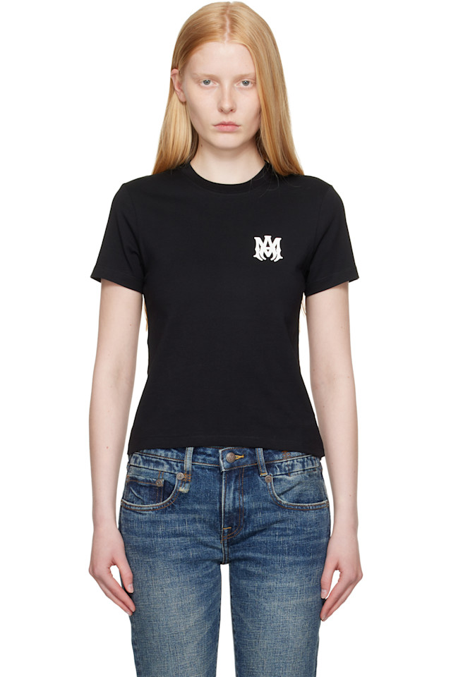

Футболка с логотипом Ma core Amiri, черный