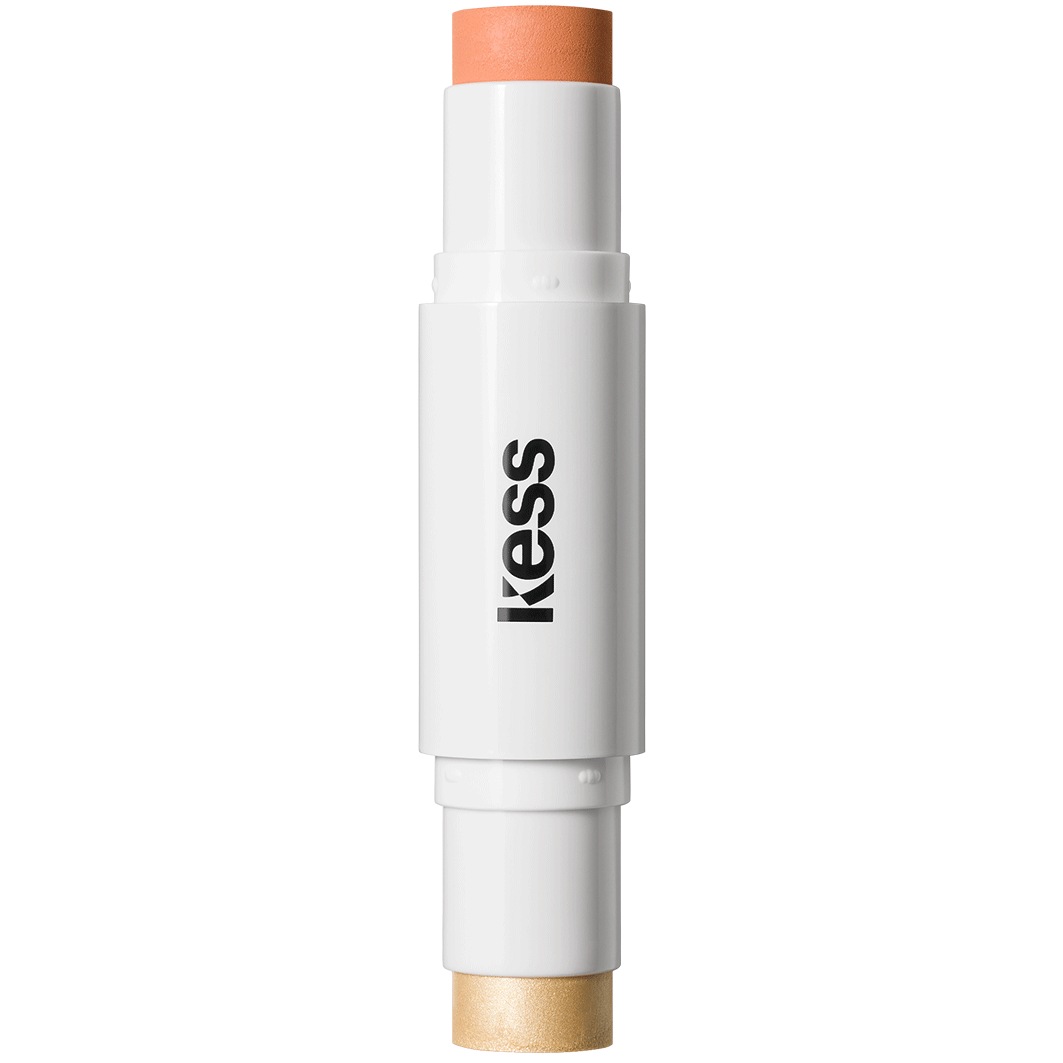 

Румяна blush & glow duo stick Kess Berlin, peach blush + champagne glow highlighter, вес 11 гр.