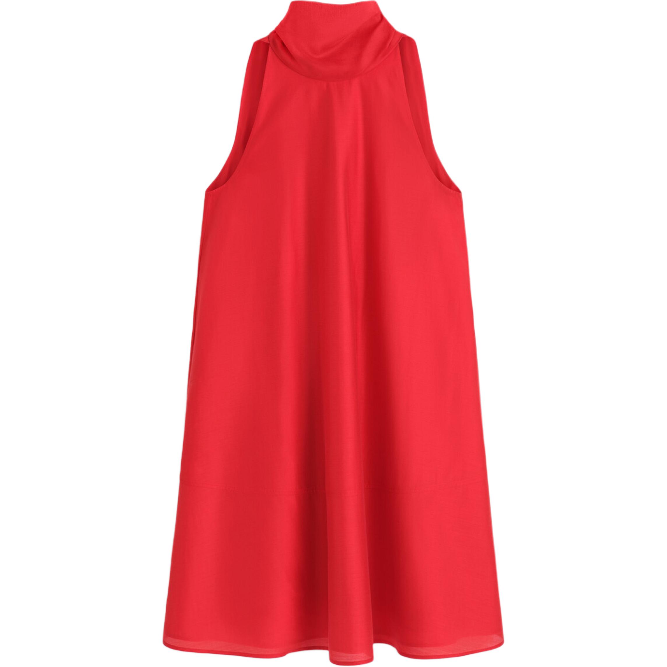 

COS Женское красное платье без рукавов