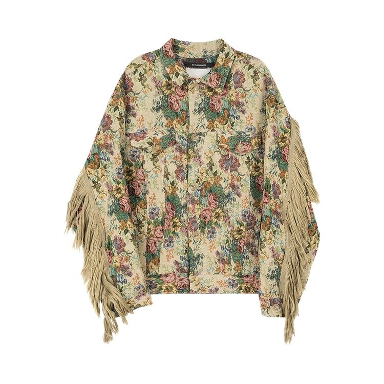 

Куртка Song For The Mute Song for the Mute Floral Jaquard Oversized Worker Jacket, желтый