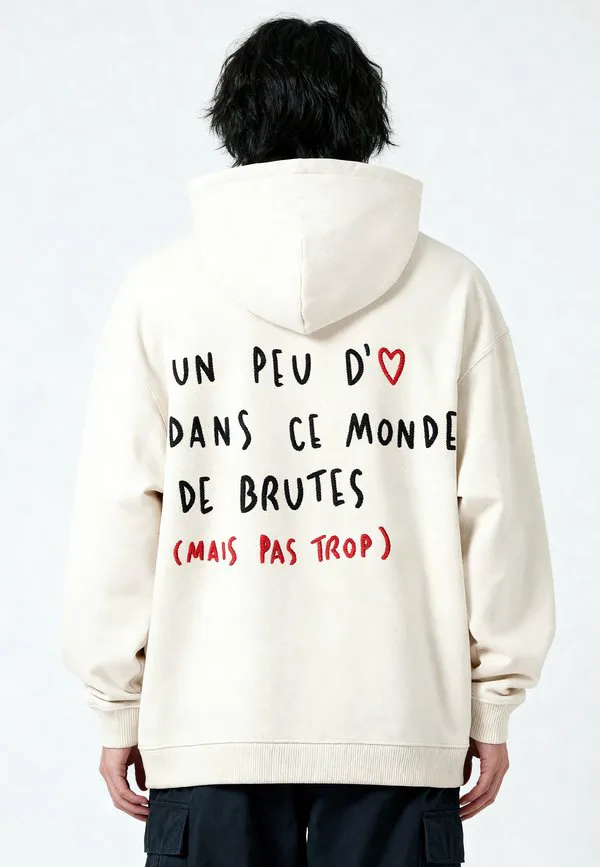 

Вышитая толстовка унисекс Mira Paris, Off White, Белый, Вышитая толстовка унисекс Mira Paris, Off White