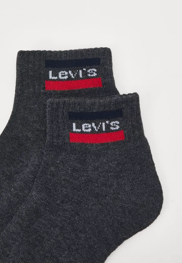 Носки средней высоты, упаковка из 6 пар. Levi'S, Mid Grey/Black — фото 2