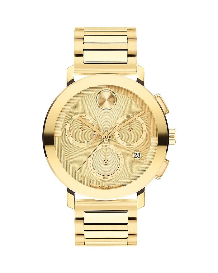 

Часы Movado Bold Evolution 2.0 с хронографом, 42 мм, золотой