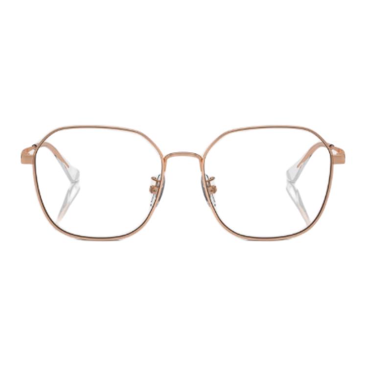 

RayBan Металлическая квадратная оправа для очков унисекс розовое золото, Rose Gold