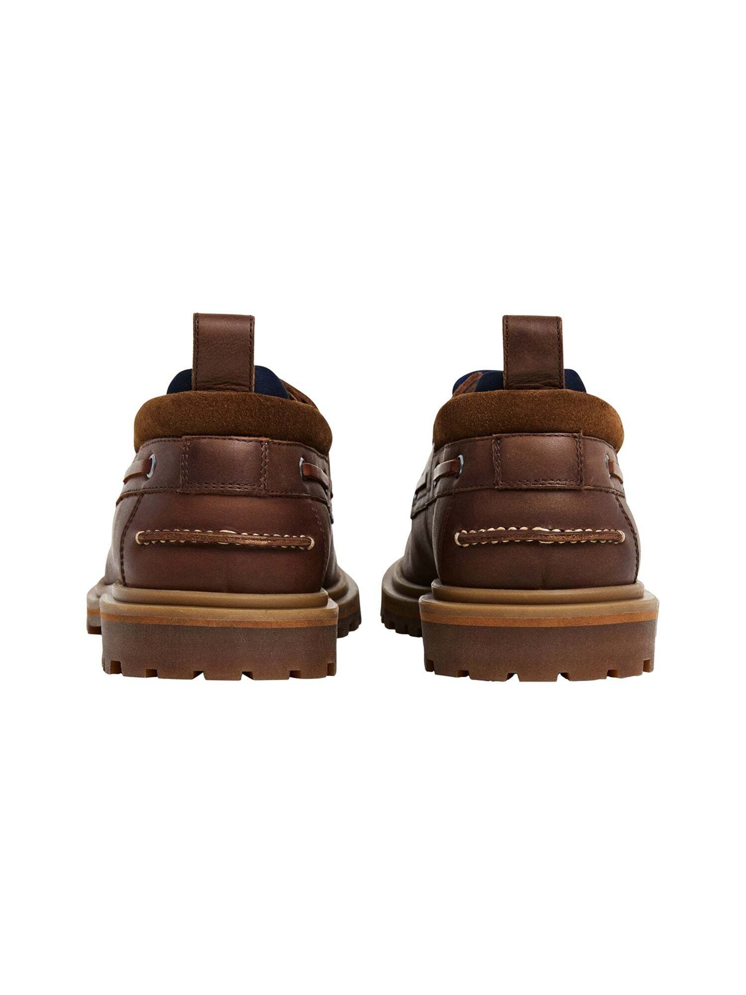 Pepe Jeans Туфли 'ROB DECK M' на шнурках в коричневом цвете — фото 4