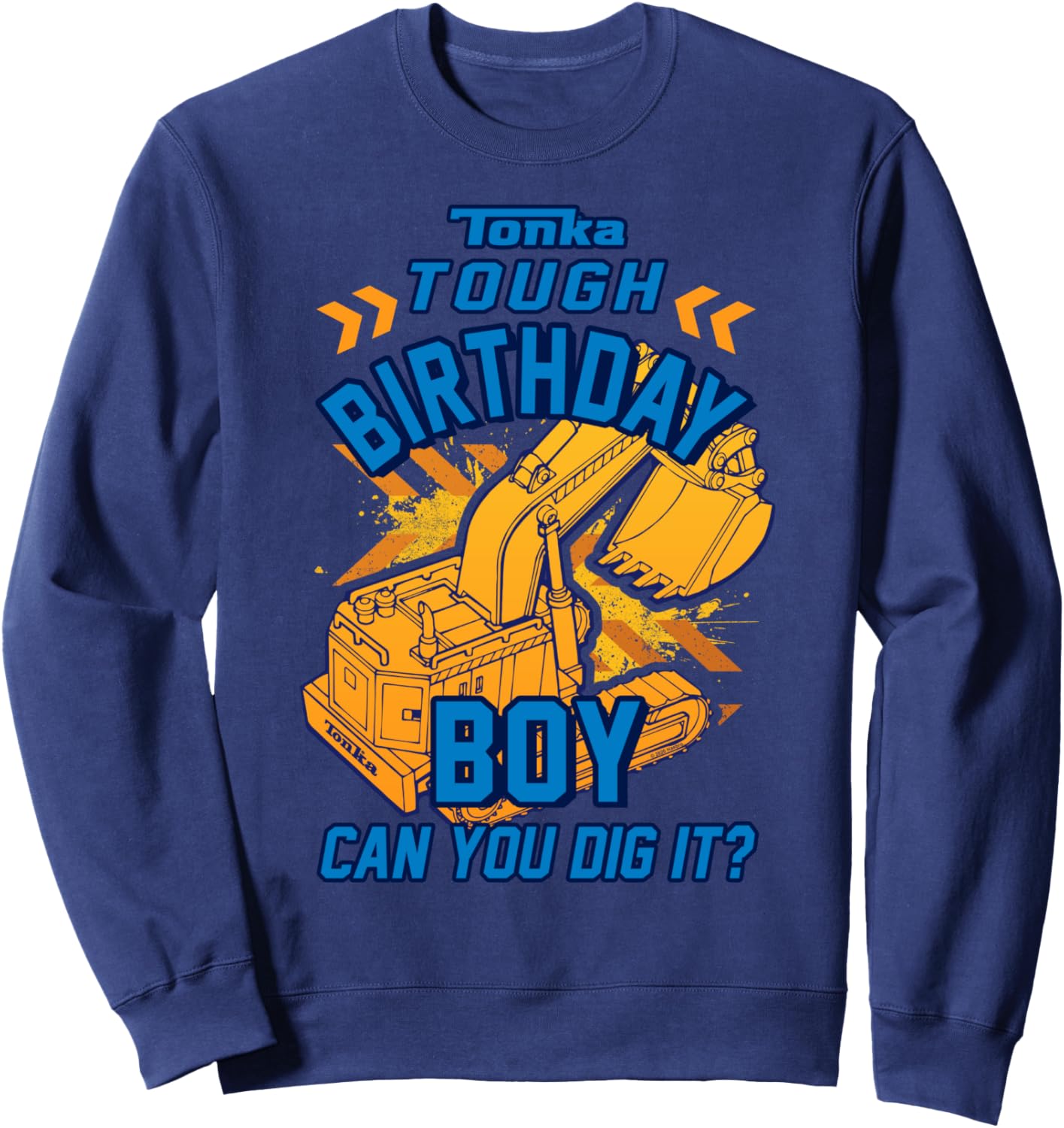 

Толстовка с логотипом Tonka Tough Birthday Boy Can You Dig It, темно-синий