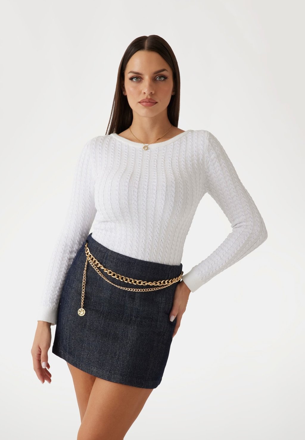 

Свитер ZOPFPULLOVER Guess, белый