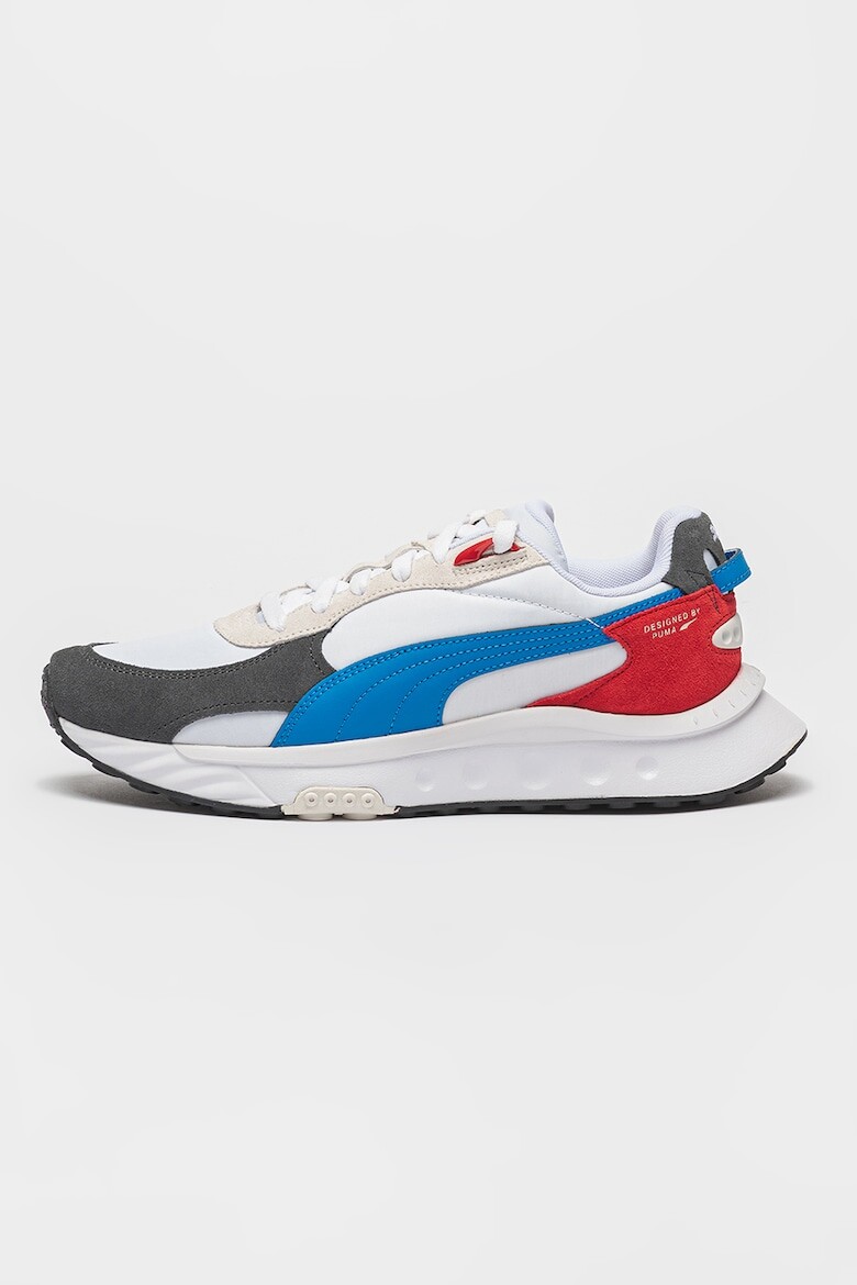

Кроссовки с цветными блоками Wild Rider Rollin Puma, красный