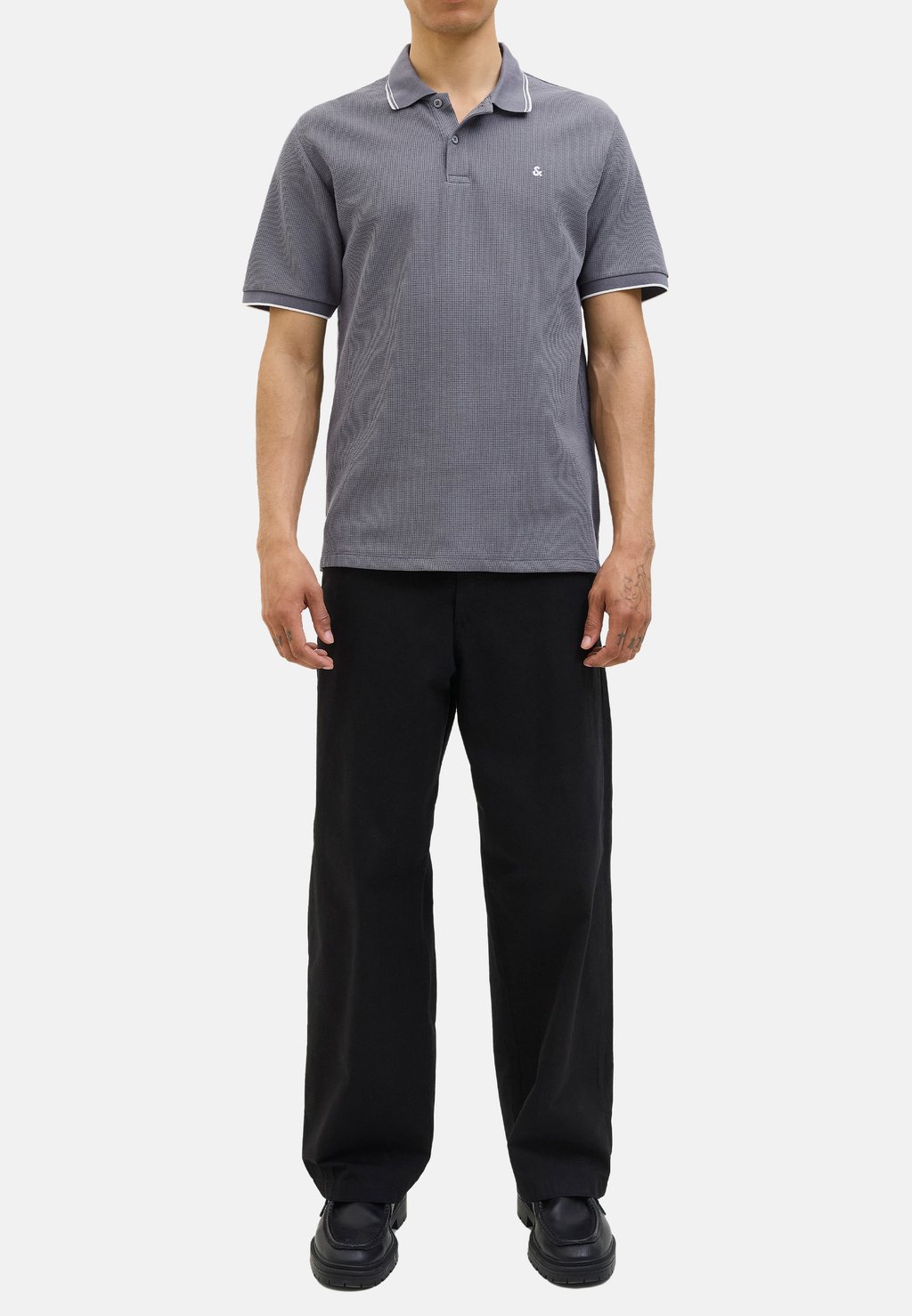 

Поло 2ER PACK Jack & Jones, пятнистый серый