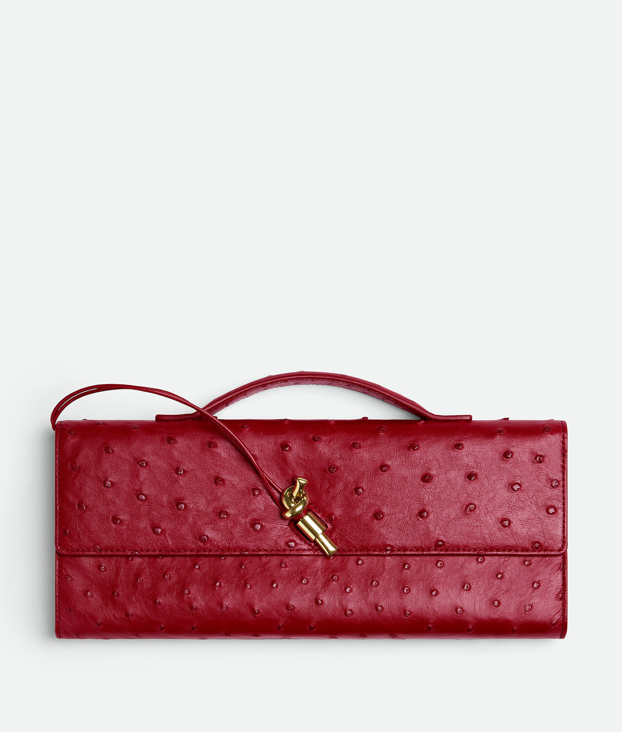 

Клатч Andiamo Bottega Veneta, темно-красный