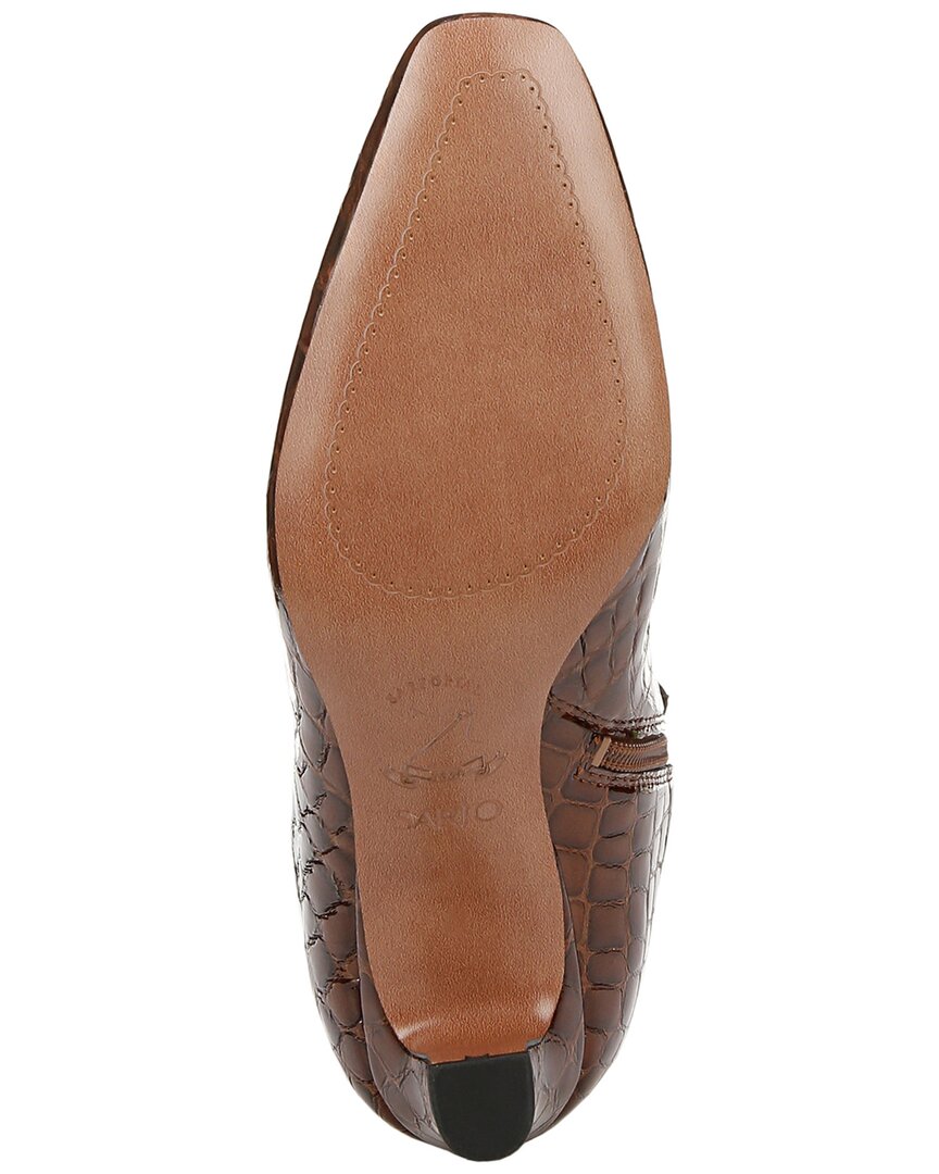 Franco Sarto Andria Кожаные сапоги для широких икр, коричневый — фото 4