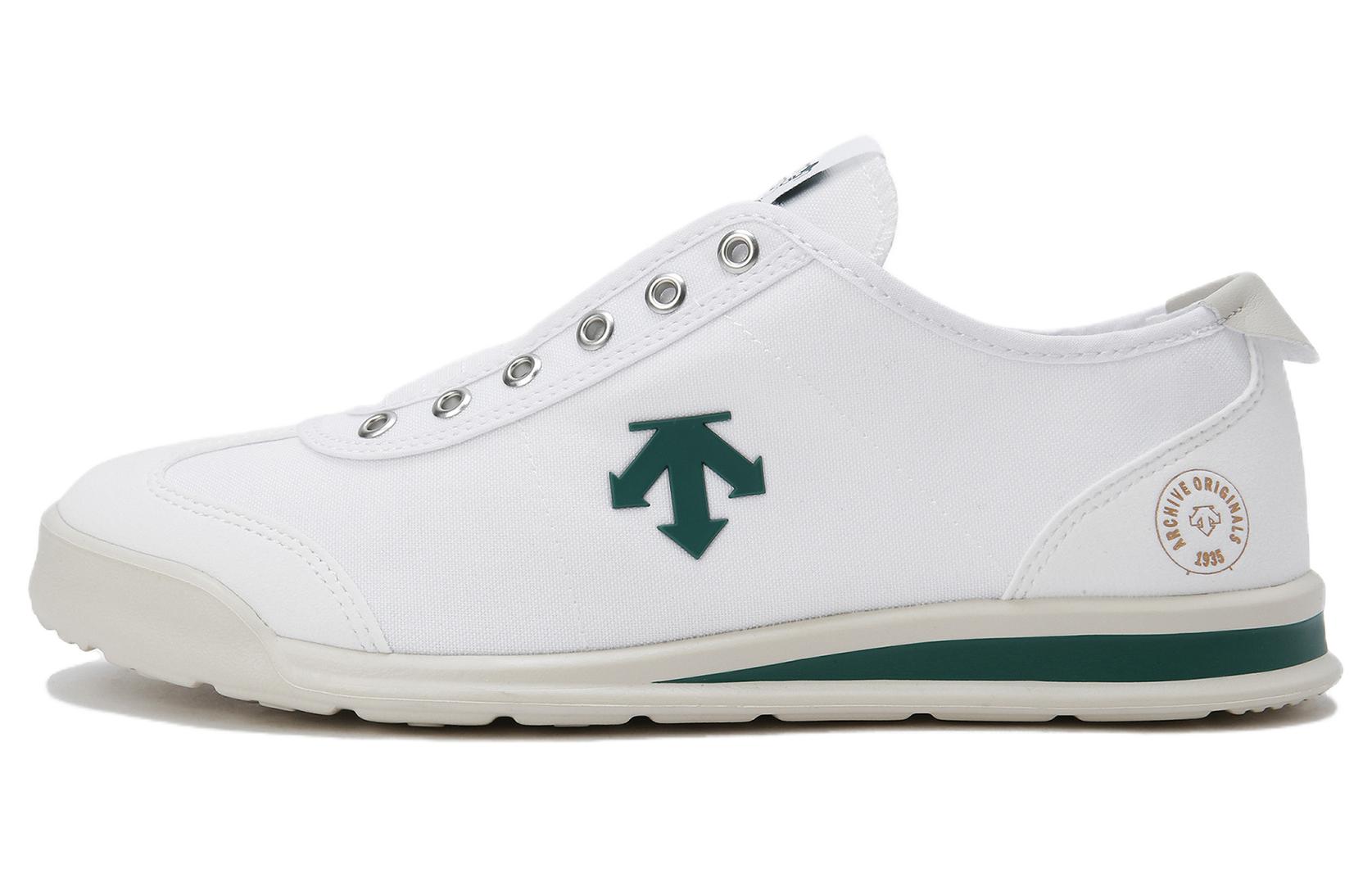 

Кроссовки DESCENTE Lifestyle Shoes Unisex Low-top White/green, зеленый