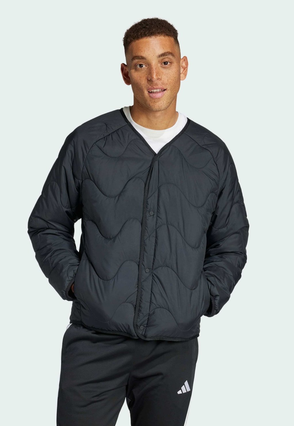 

Зимняя куртка NUGANIC WINTER INSULATION Adidas Sportswear, черный