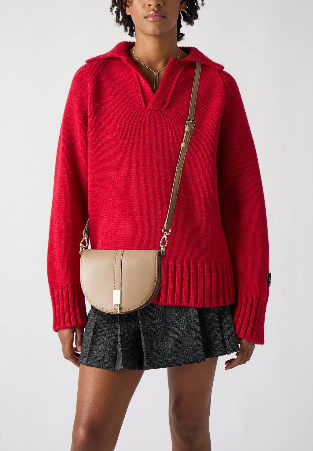 

Сумка через плечо HERITAGE SADDLE Tommy Hilfiger, бежевый