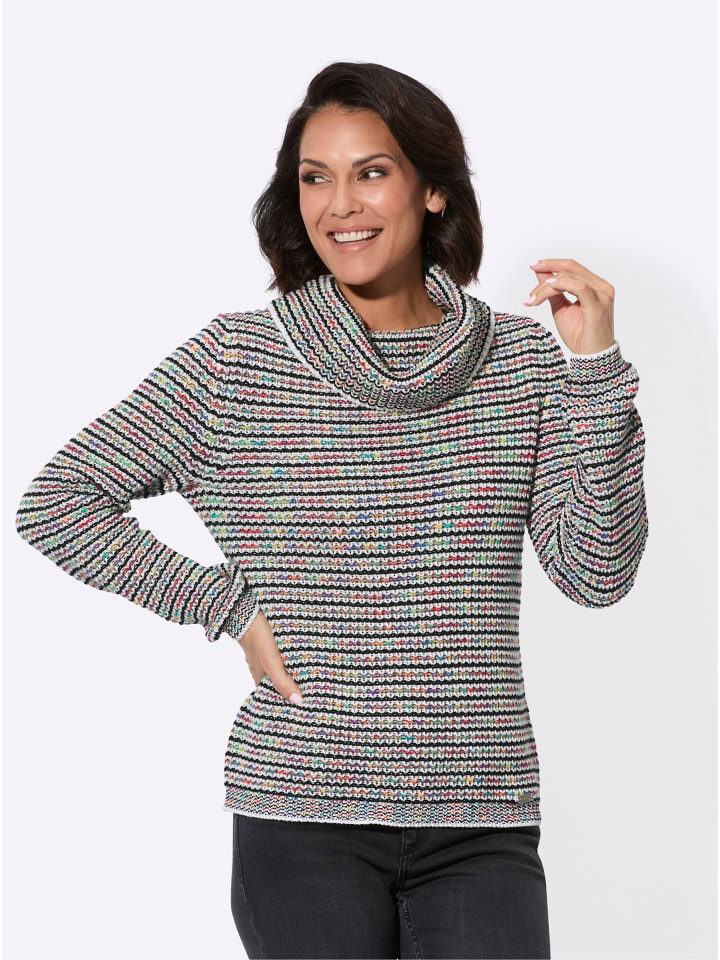 

Водолазка с узором красного и экрю цвета WITT WEIDEN