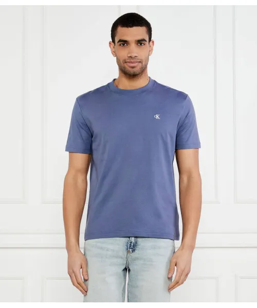 

Футболка с засечками Regular fit Calvin Klein Jeans, синий