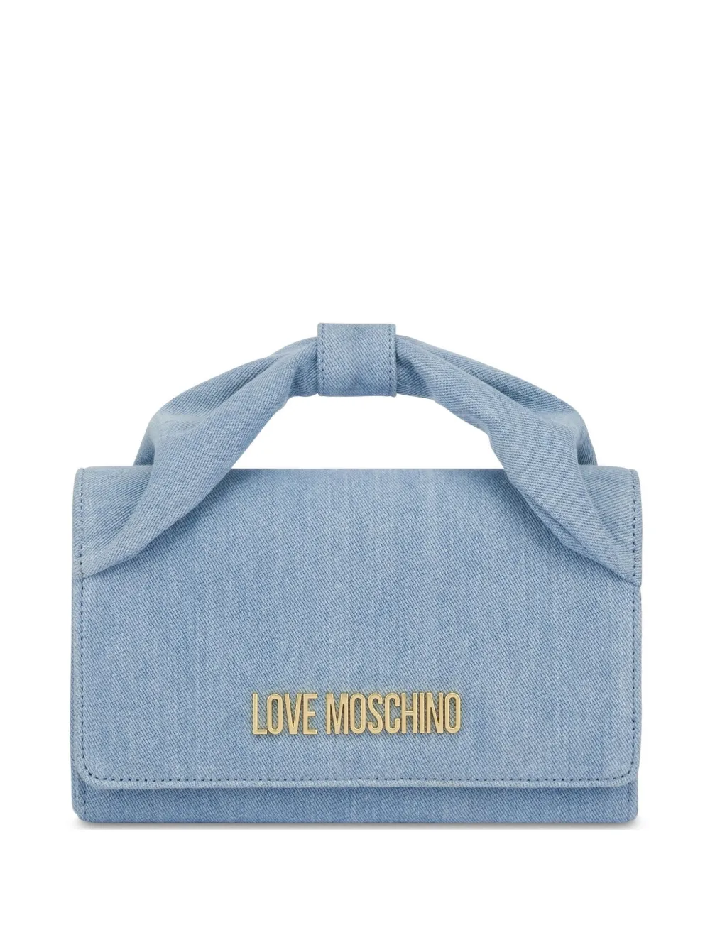 

Джинсовая сумка через плечо Love Moschino, синий