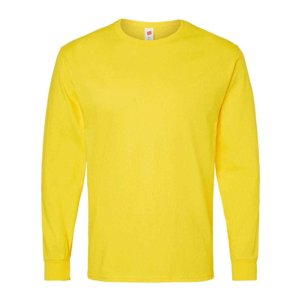 

Футболка Hanes Essential-T с длинным рукавом, цвет athletic yellow