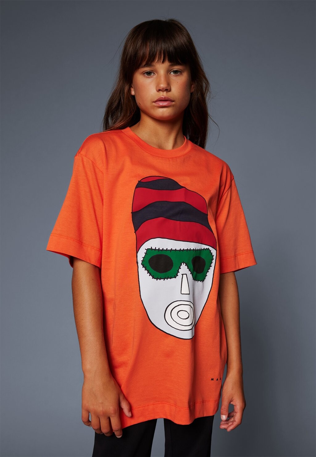 

Футболка с принтом Unisex Marni, цвет orange