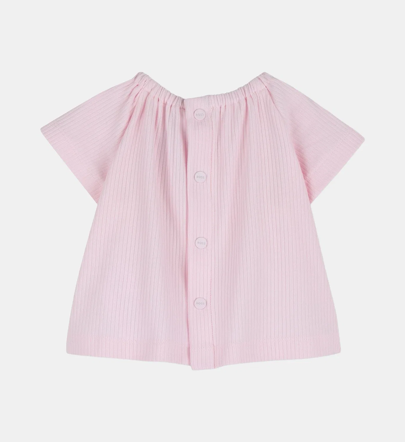Комплект из футболки и брюк Boss Kidswear, розовый — фото 4