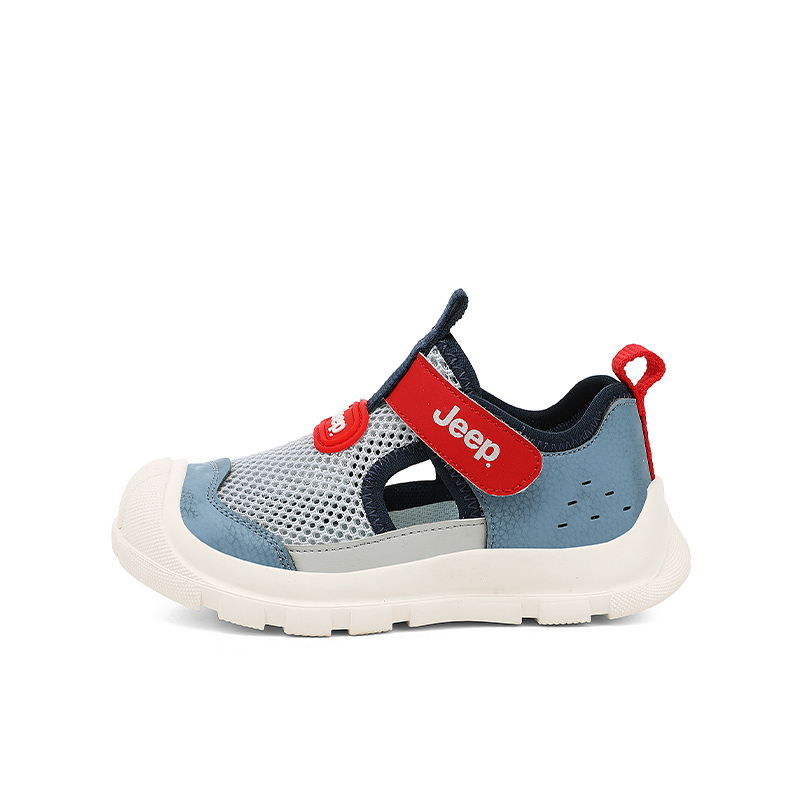 

Детские сандалии Anti Kick Low Top Jeep, синий/красный