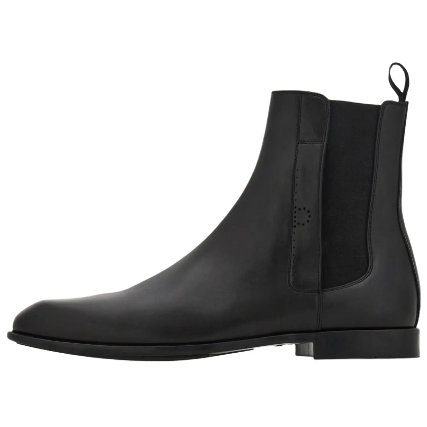 

Ferragamo Короткие мужские ботинки челси GANCINI, черные