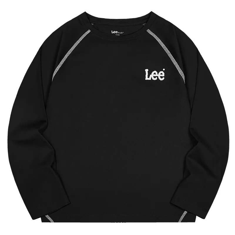 Футболка с круглым вырезом для школьников Lee, Raven