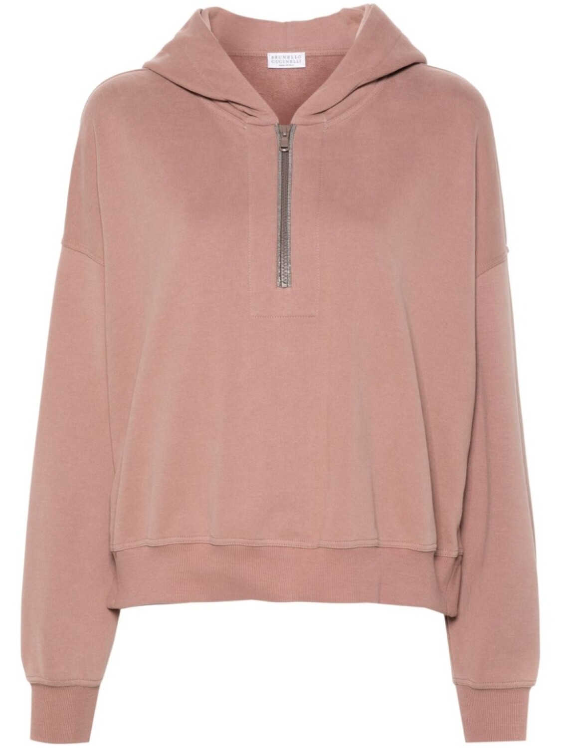 

Brunello Cucinelli худи с декором Monili, розовый