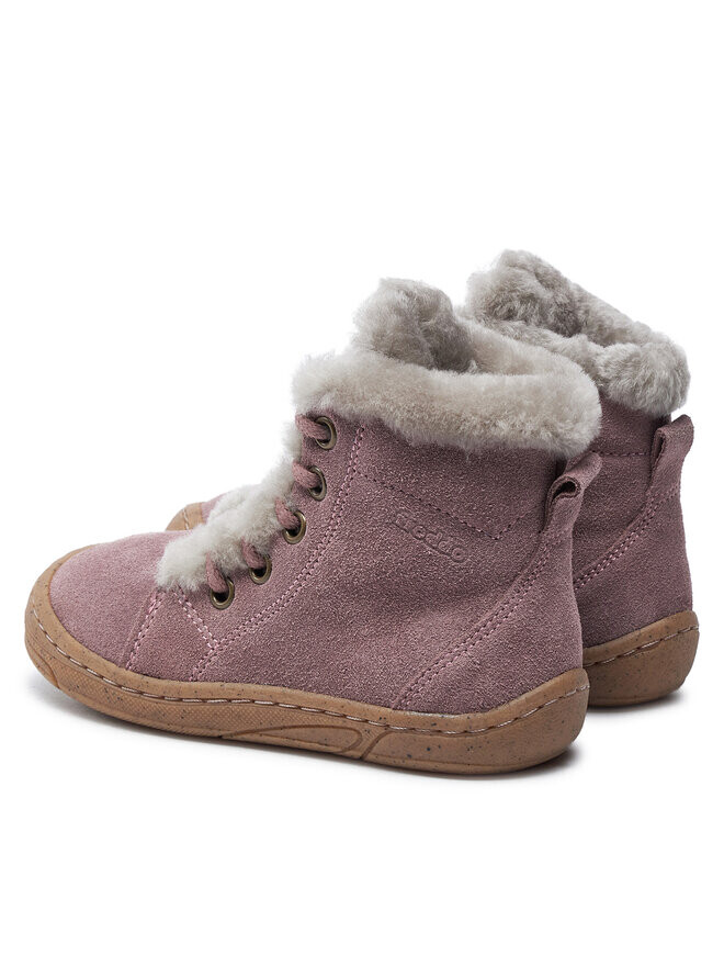 Ботильоны Froddo planos Minni Suede Laces G2110140 S Rosa, розовый — фото 3