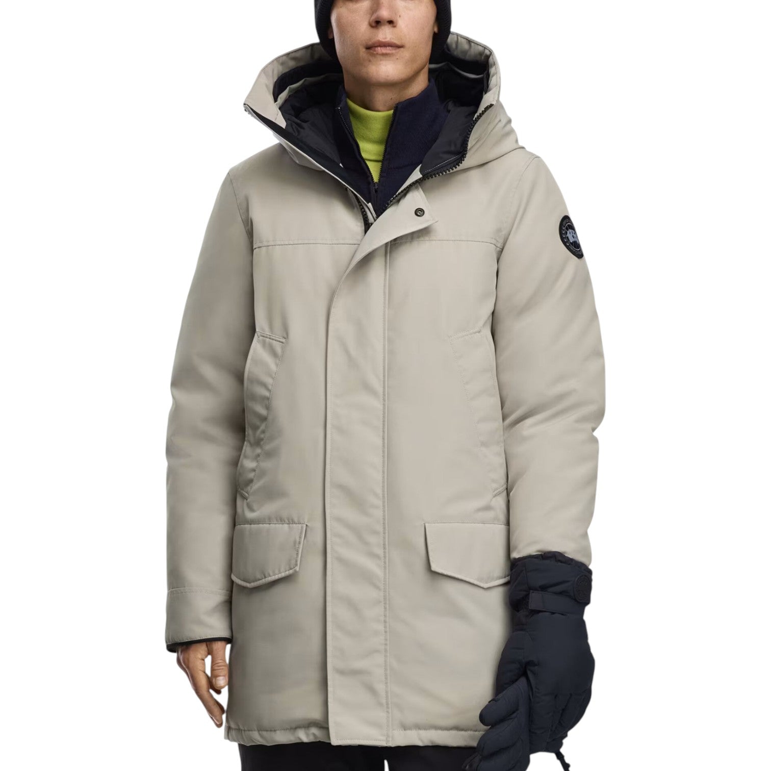 Парка Canada Goose Langford Black Label 'Limestone' — фото 2