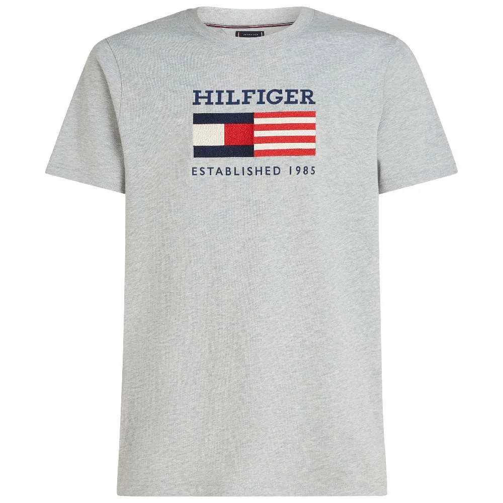

Футболка с коротким рукавом Tommy Hilfiger Americana Monotype Flag, серый