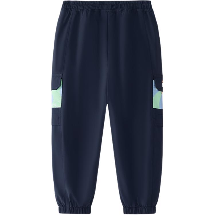 FILA KIDS Детские вязаные спортивные штаны для детей 3-7 лет Navy Blue Border — фото 3