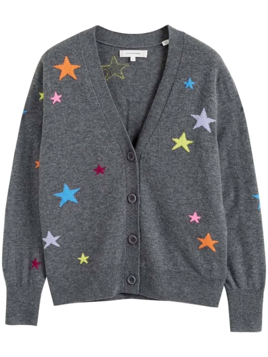 

Chinti & Parker кардиган Star, серый