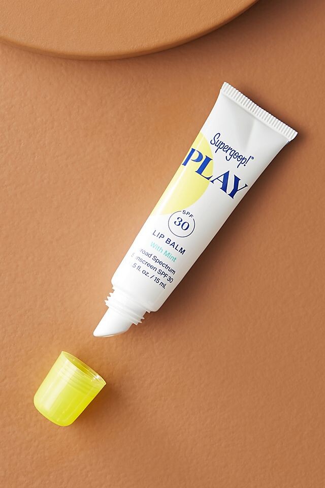 

Бальзам для губ Supergoop! SPF 30 Play Mint, белый