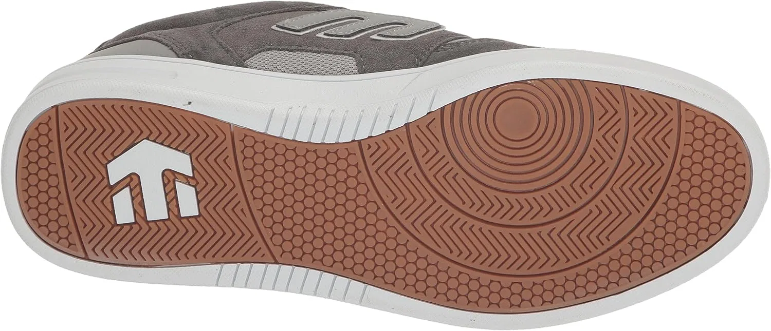 Мужские низкие скейтбордические кроссовки Etnies Aurelien, Grey Light Grey — фото 4