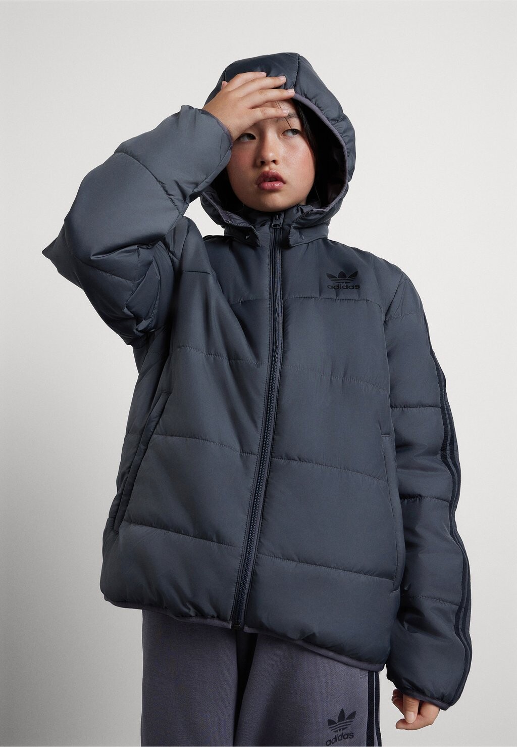 

Куртка зимняя ADICOLOR adidas Originals, цвет grey