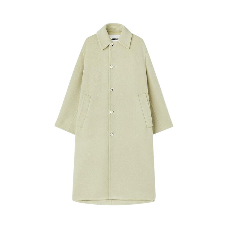 

Пальто Jil Sander Wool Coat Mist Green, зеленый