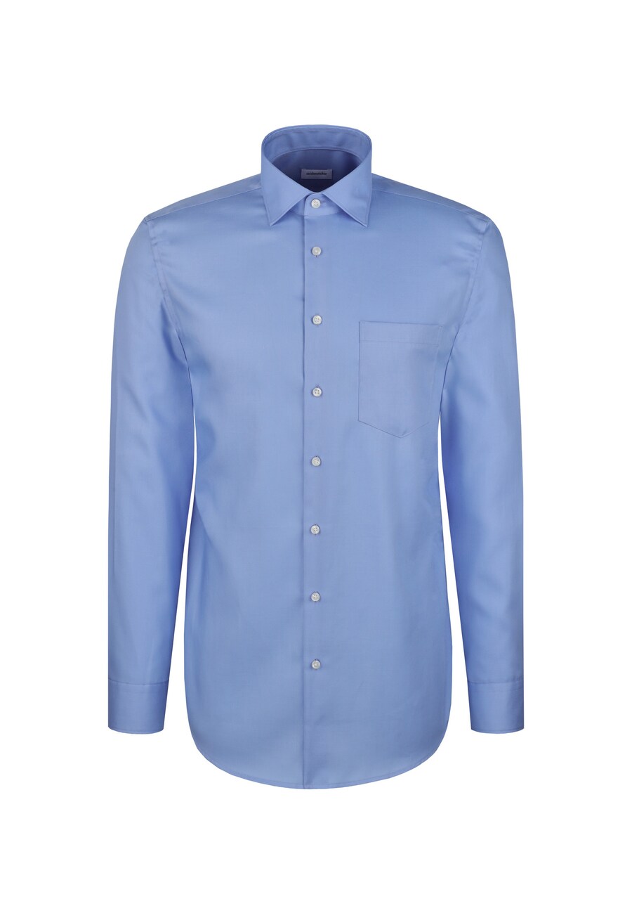 

Рубашка делового покроя Regular Fit SEIDENSTICKER Schwarze Rose, синий